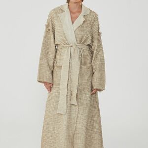 Simpuna Crinkle Mink Trenchcoat